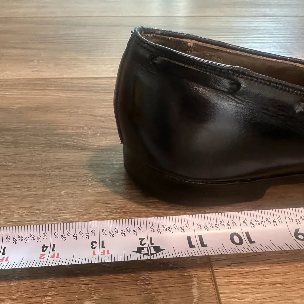 Alden 660 Black Leather Tassel Loafers Aberdeen Goodyear Welted Slip On Size 12